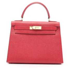 Hermès Borsa Hermes Kelly 28 Rouge Vif