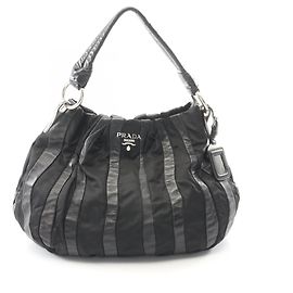 Borsa a righe Prada