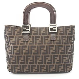 Bolso Tote Fendi Zucca en marrón