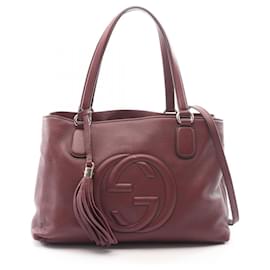 Bolso Tote 2 Vías Gucci Soho Interlocking G