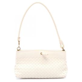 Borsa a mano/Borsa a tracolla Bottega Veneta Intrecciato bianca