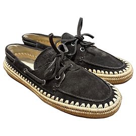 Miu Miu Ballerine in scamosciato marrone scuro 38