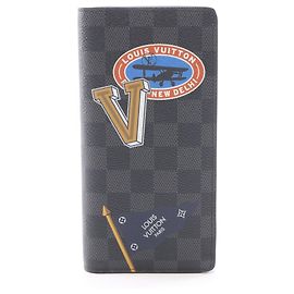 Louis Vuitton Portefeuille Brazza Damier Graphite Bi-Fold Long Wallet
