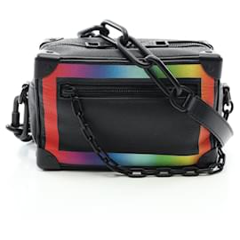 Borsa a tracolla Louis Vuitton Mini Soft Trunk Taiga Rainbow