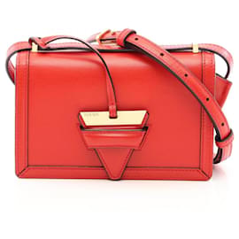 Borsa a tracolla in pelle rossa Loewe Barcelona
