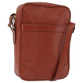 LOUIS VUITTON Borsa a Spalla Epi Danube Marrone M51694 LV Auth BA14360