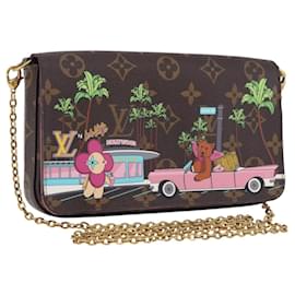 LOUIS VUITTON Monogram Vivienne Pochette Felice Bag M80859 LV Auth 192075M