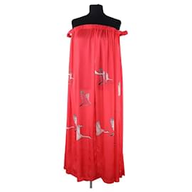 Vestido rosa de viscosa Heimstone