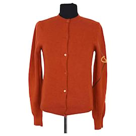 Valentino Cardigan aus Wolle in Orange