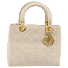 Christian Dior Lady Dior Cannage Quilt Lambskin East West