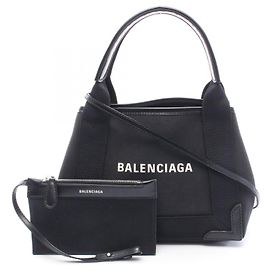 Borsa a 2 vie Cabas Navy XS Balenciaga