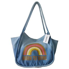 Autre Marque Borsa Tote in Cotone Virginie Darling Born to Shine