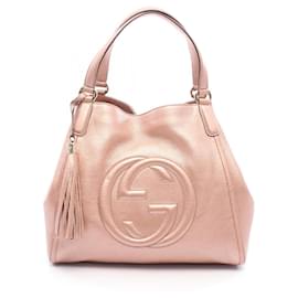 Bolso Tote Gucci Soho Cellarius Interlocking G Metallic