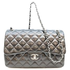 Borsa a tracolla Chanel Lambskin Double Flap