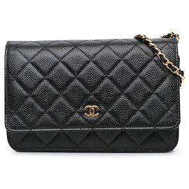 Chanel Classic Wallet on Chain Caviar Leather Black