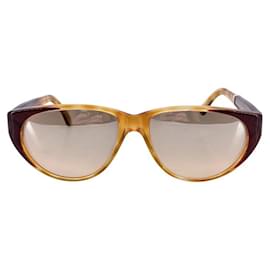 Occhiali da sole vintage anni 1980 Two-Tone TPL 208 forma ovale - Trussardi