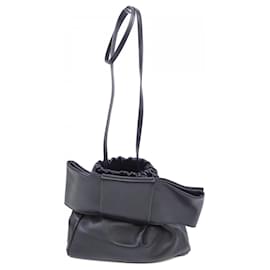 Borsa a tracolla in pelle Jil Sander BOW RIBBON