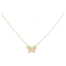 Au750 Butterfly Diamond Necklace - Autre Marque