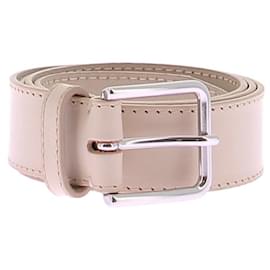 Autre Marque THE FRANKIE SHOP Ledergürtel beige XS