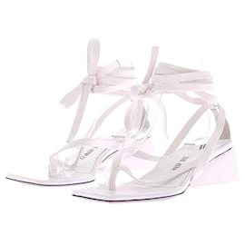 Sandali Attico in pelle bianchi