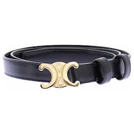 Schwarzer Gürtel "Triomphe" - Céline