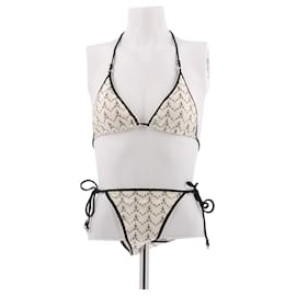 Autre Marque Maillot de bain deux pièces noir et blanc