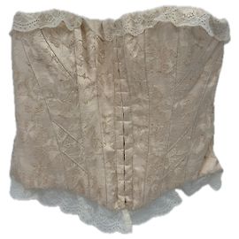 Autre Marque Corsetto in pizzo bianco HOUSE OF CB