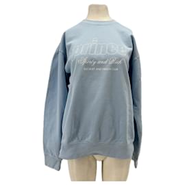 SPORTY & RICH Sweatshirt hellblau aus Baumwolle - Autre Marque