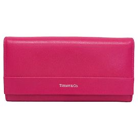 Tiffany & Co Tiffany Continental Flap Portemonnaie in Rosa