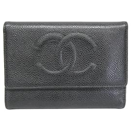 Cartera Chanel Coco Mark para mujer en piel de becerro granulada
