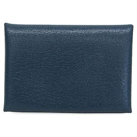 Hermès Tarjetero de piel de cabra Hermes Calvi Duo