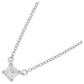 Collana solitaire Tiffany & Co. con diamante quadrato