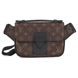 Borsa a tracolla Louis Vuitton Monogram Macassar S-Lock