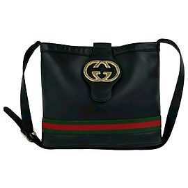 Borsa a Spalla Gucci Black Blondie Britt