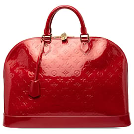 Louis Vuitton Alma GM Vernis Monograma Rojo