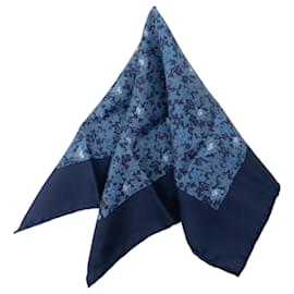 Sciarpa in seta Hermès Blue Flower and Butterfly 90