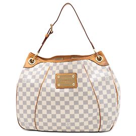Louis Vuitton White Damier Azur Galliera PM