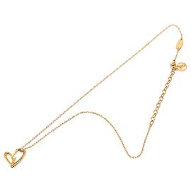 Collana con pendente Louis Vuitton Gold Gold Plated LV Fall In Love