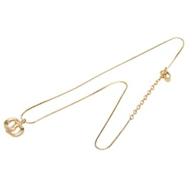 Collana con pendente Dior Gold con logo CD placcato oro