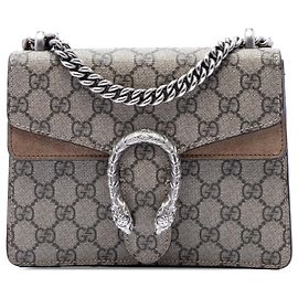 Gucci Beige Small GG Supreme Dionysus Crossbody