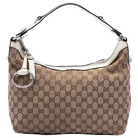 Borsa Icon Bit in tela GG beige Gucci