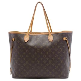 Louis Vuitton Marrone Monogram Neverfull GM