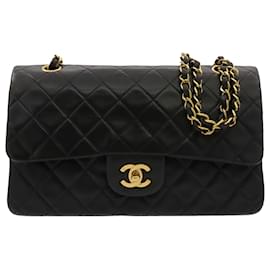 Chanel Black Medium Classic Lambskin Double Flap