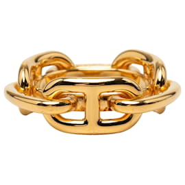 Hermès Gold Vergoldeter Regate Schalsring