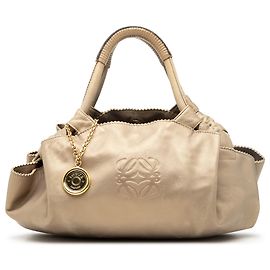 LOEWE Gold Metallic Nappa Aire