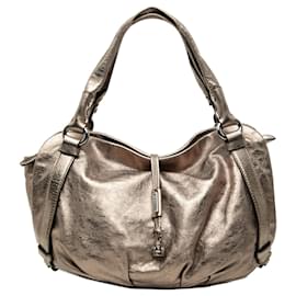 Celine Bittersweet Hobo aus goldenem Metallic-Kalbsleder - Céline