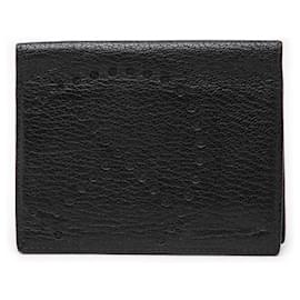 Tarjetero Evelyne en chevre Mysore negro Hermès