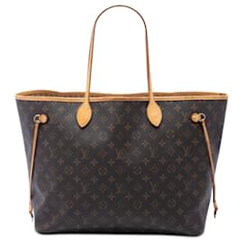 Louis Vuitton Marrone Monogram Neverfull MM