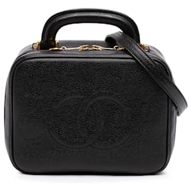 Beauty Case Chanel Black Medium CC Caviar