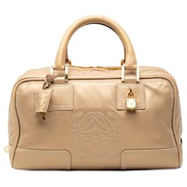 LOEWE Amazona 28 in pelle metallizzata oro